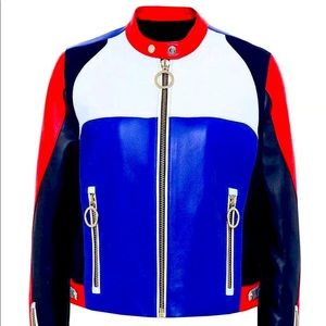 Gigi Hadid Leather Speed Jacket by Tommy Hilfiger